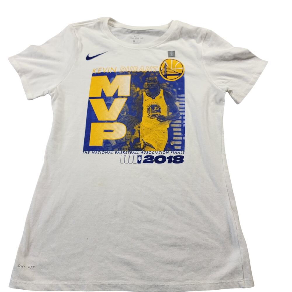 Nike Kevin Durant Golden State Warriors 2018 NBA Finals MVP Tee Shirt M NWOT